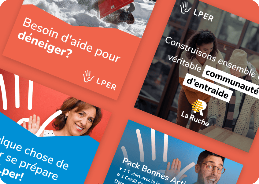 Projet LPER - Réalisation de visuels pour les réseaux sociaux