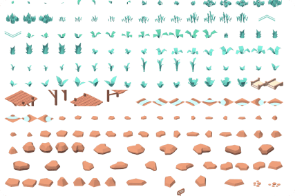 Projet Math en Jeu - Éléments de décoration du jeu