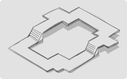 Projet Math en Jeu - Croquis du plateau de jeu